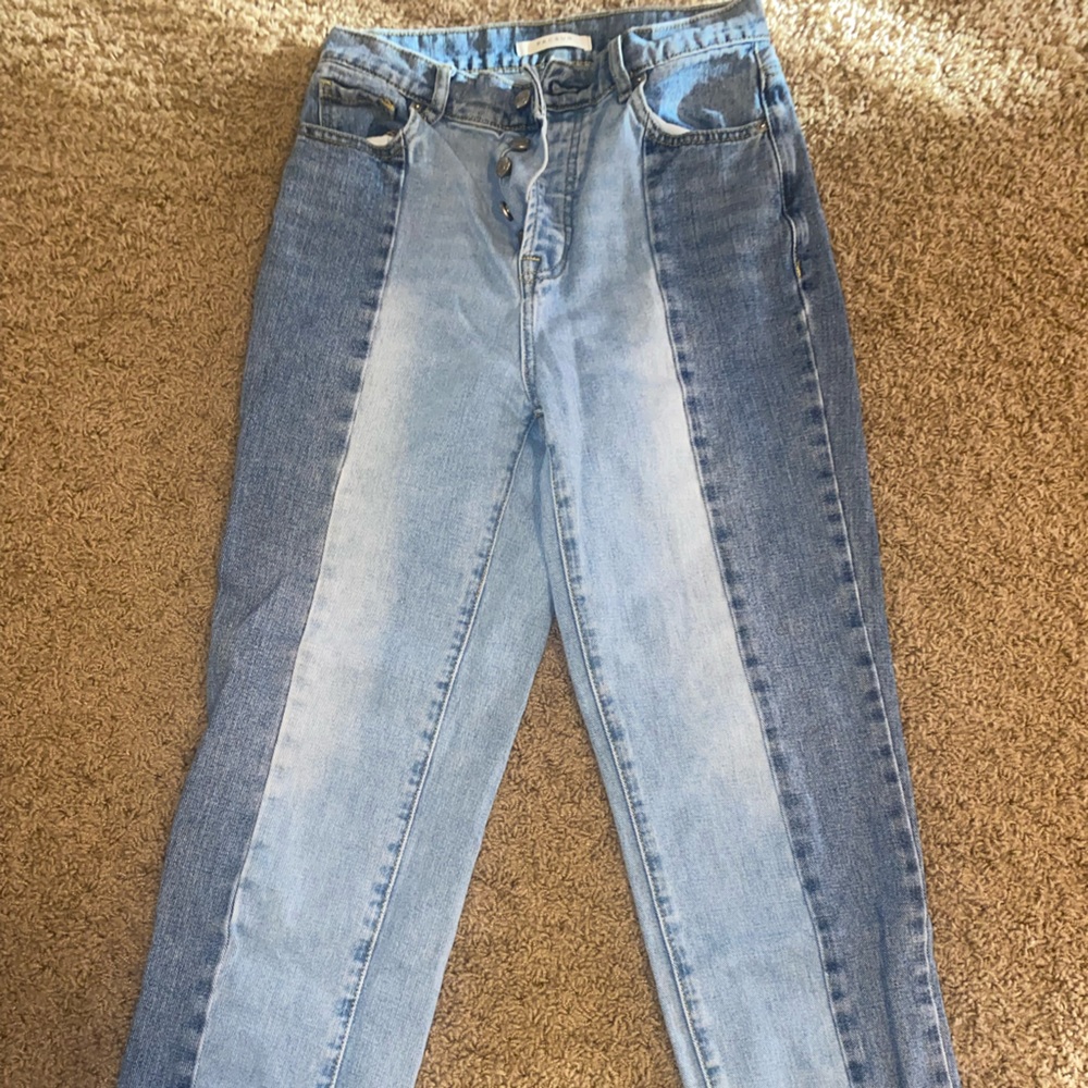 Pac Sun two tone jeans